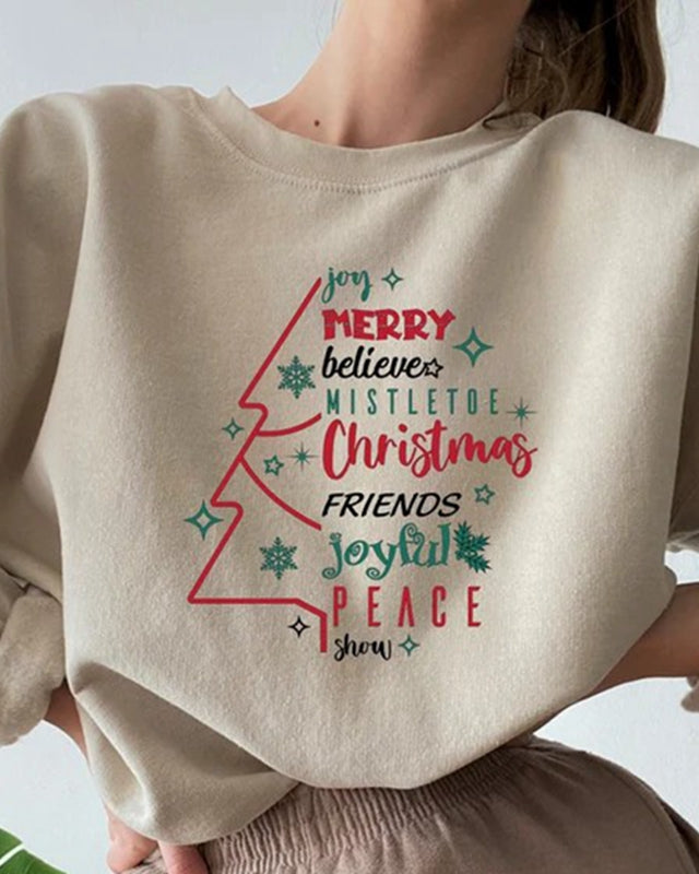 Christmas Sweatshirt, Christmas Tree Sweatshirt