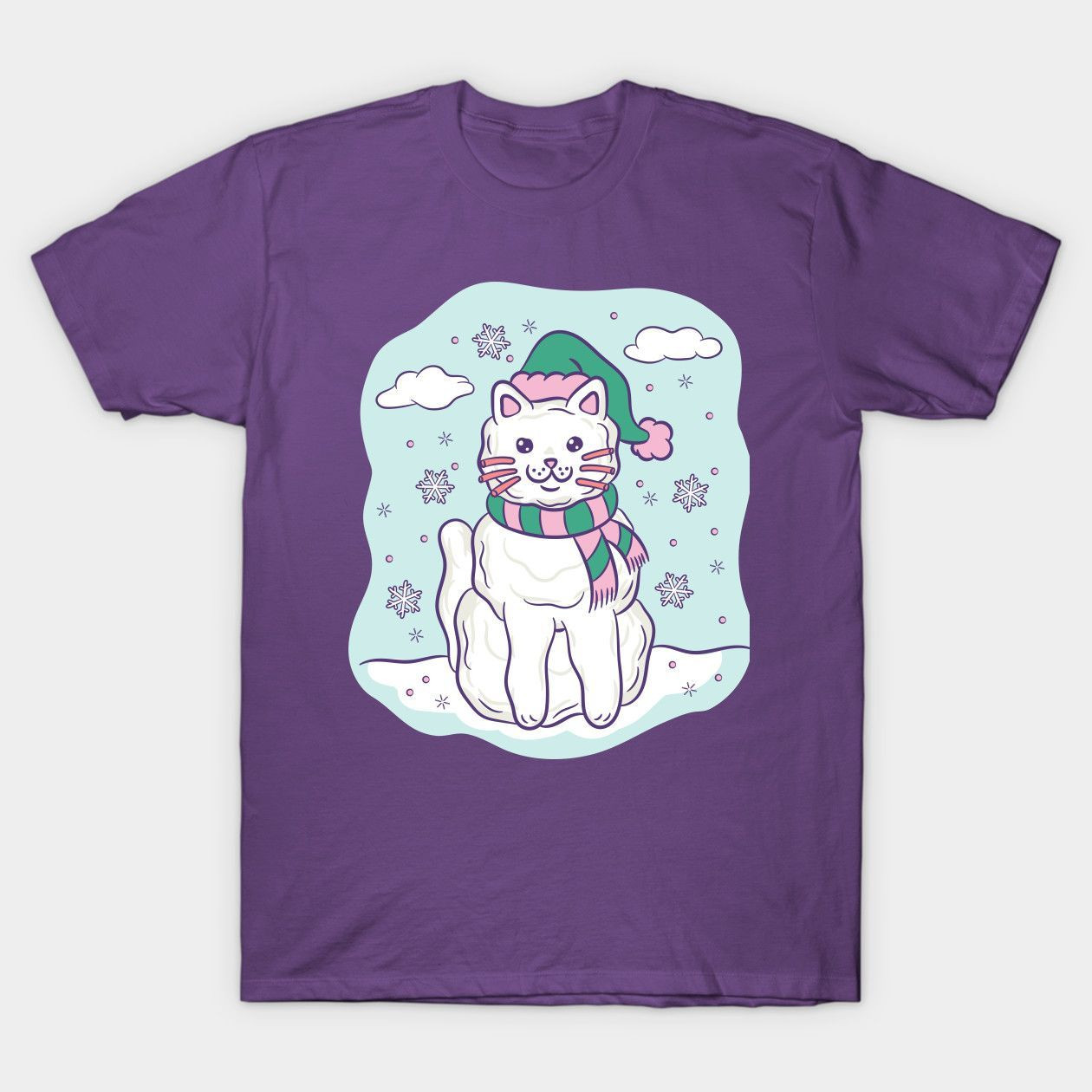 Snow Kitty Snowkitty Classic Tshirt 6679