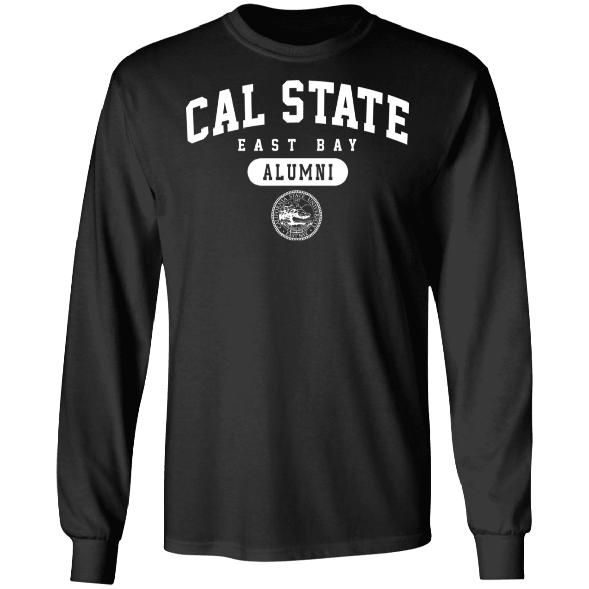 California State University East Bay Pioneers Alumni White Ls T-Shirt