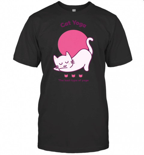 Cute Cat Yoga Kitten Shirt Kitty Cats Lover Yoga Gifts Women T Shirt