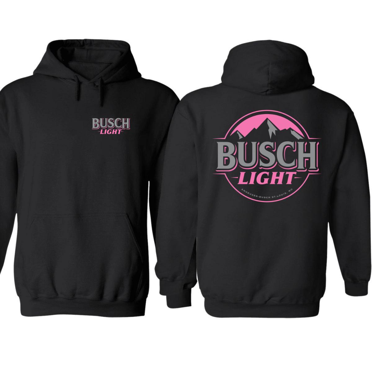 Busch Light Pink Hoodie Gift For Women – 2 Side – All Sizes Offered  Every Color Available Styles For Every Taste – Wear It Your Way – Dynamic Prints