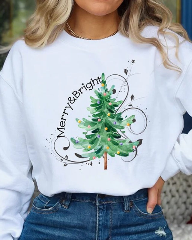 Christmas Tree Sweatshirt, Holiday Sweatshirt