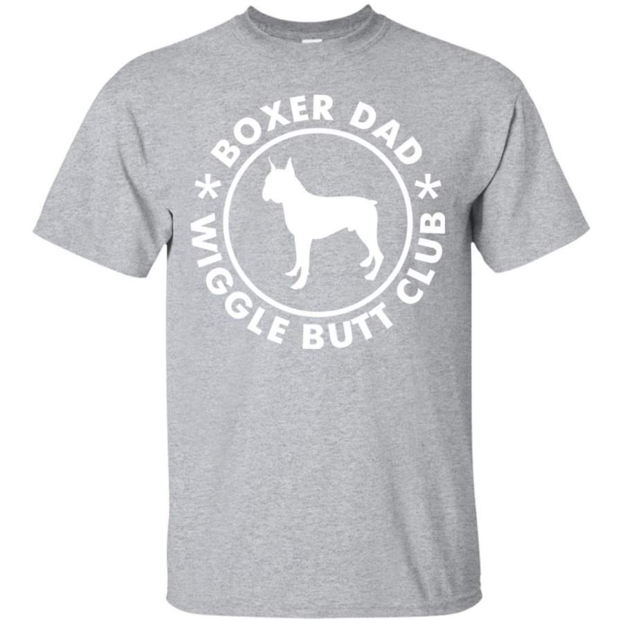 Boxer Dad Shirt Wiggle Butt Club T-Shirt Best Boxer Dad 2017