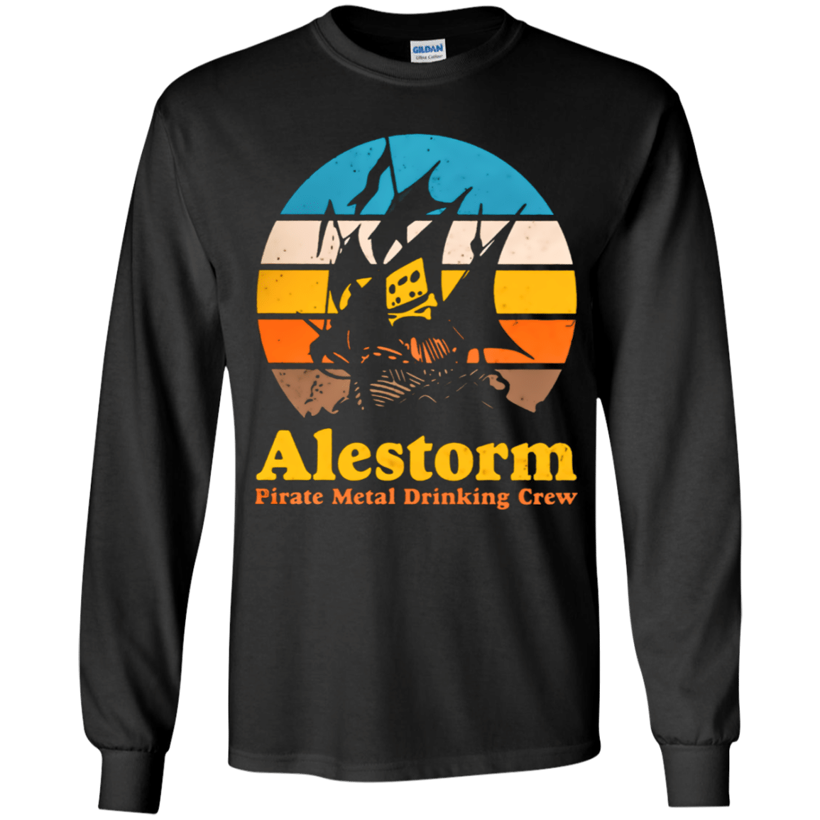 Alestorm – Retro Sunset Youth Ls T-Shirt