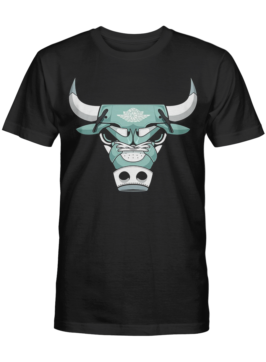 Turbo Green 1S Rare Air Bull White T-Shirt