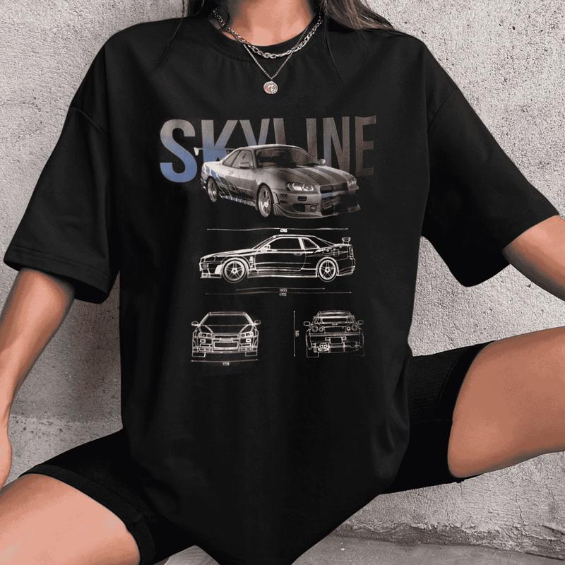 Skyline GTR 34 Shirt, Paul S Walker Car T-Shirt, Wassup Bullet Tshirt, Fasts N Furious T-Shirts