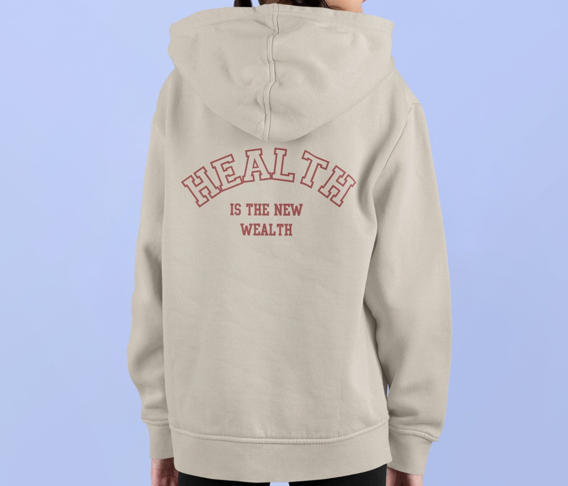 Dear Person Behind Me Hoodie Health is the New Wealth Sweatshirt Mental Health Sweatshirt Positive Vibes Hoodie Trendy Sweatshirt Aesthetic