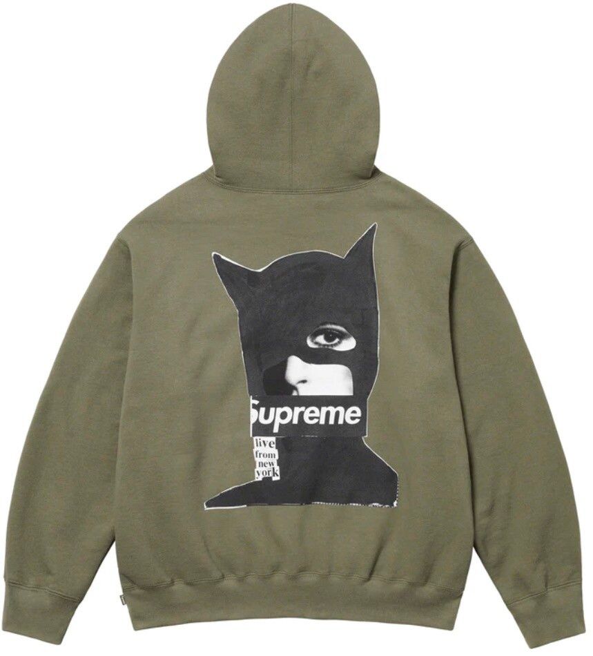 Supreme Catwoman Hooded Sweatshirt Hoodie Light Olive, Shirt Outfit, Gifts For Men, Gifts For Women