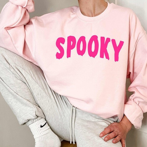 Spooky Sweatshirt | Halloween Sweatshirt for Women | Spooky Season Halloween Sweatshirt | Women’s Halloween Sweatshirt | Fall Sweatshirt