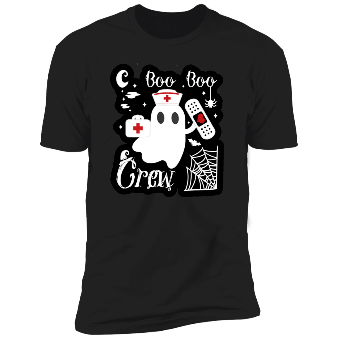 Boo Boo Crew Nurse Ghost Funny Halloween Men’S Premium T-Shirt