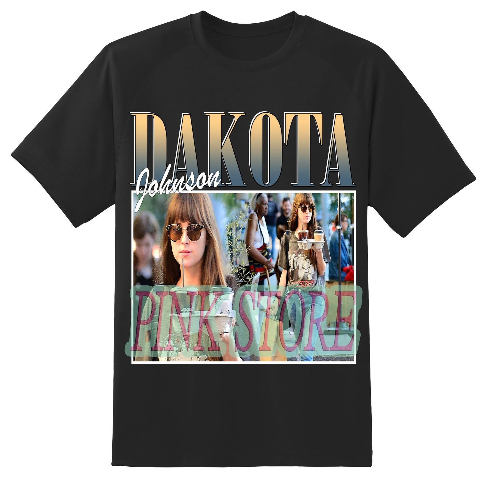 Dakota Johnson Rap T-Shirt Vintage Retro Casual Unisex Shirt Ps-148