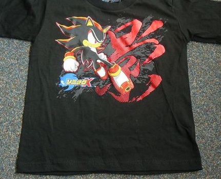 Sonic X Shadow Black Red Kanji T-Shirt Outfit, Shirt Outfit Idea