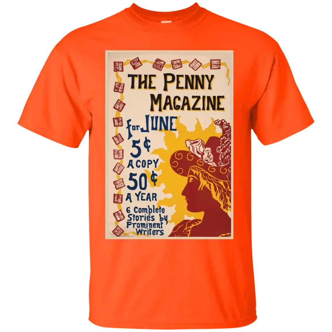 Artist Posters 0768 The Penny Magazine For June 6 Complete Stories By Prominent Writes T-Shirt