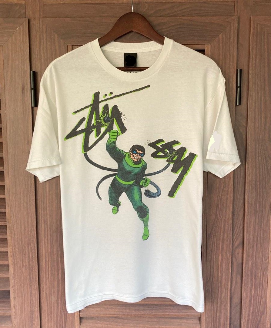 Stussy Marvel Comics Doc Ock Doctor Octopus Spider Man T-Shirt, Shirt Outfit Idea