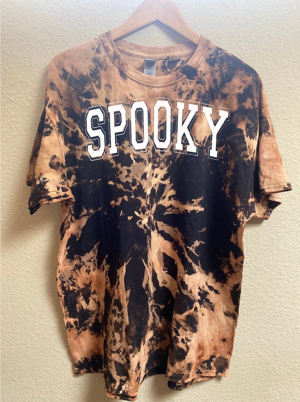 Spooky Bleached Shirt Spooky Season Stay Spooky Shirt Witchy Shirt Spooky Vibes Halloween Crewneck Halloween Sweatshirt Halloween Sweater