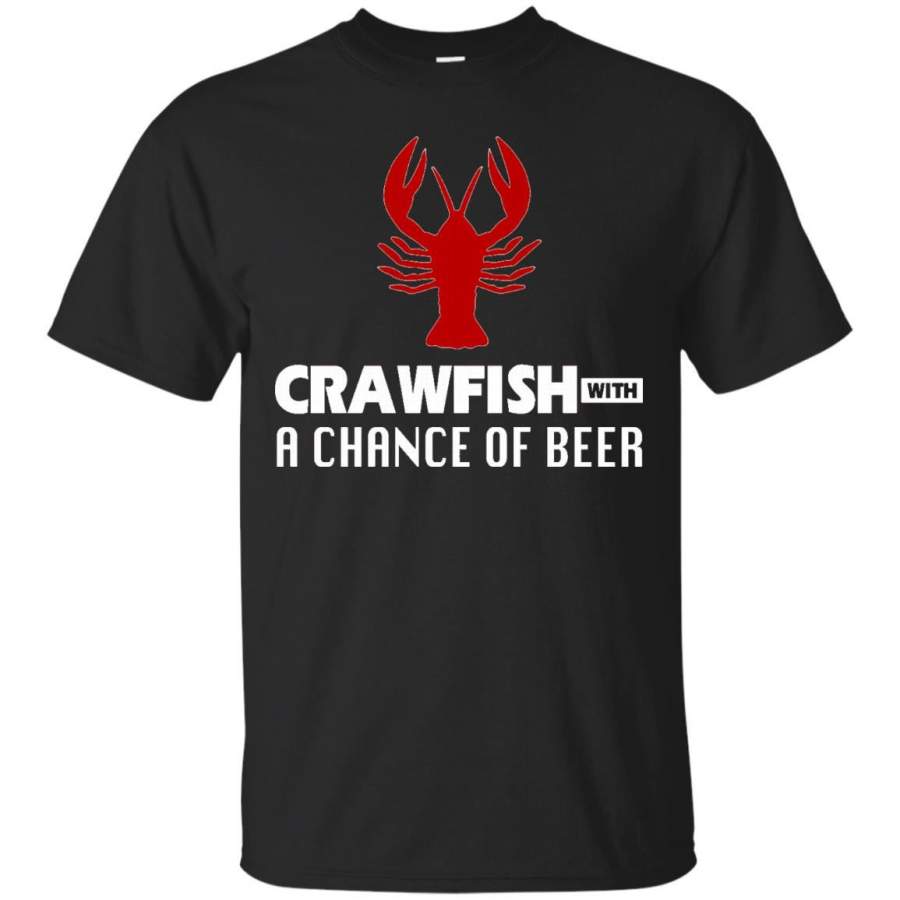 Crawfish with a Chance of Beer Weekend Forecast Boil T-Shirt