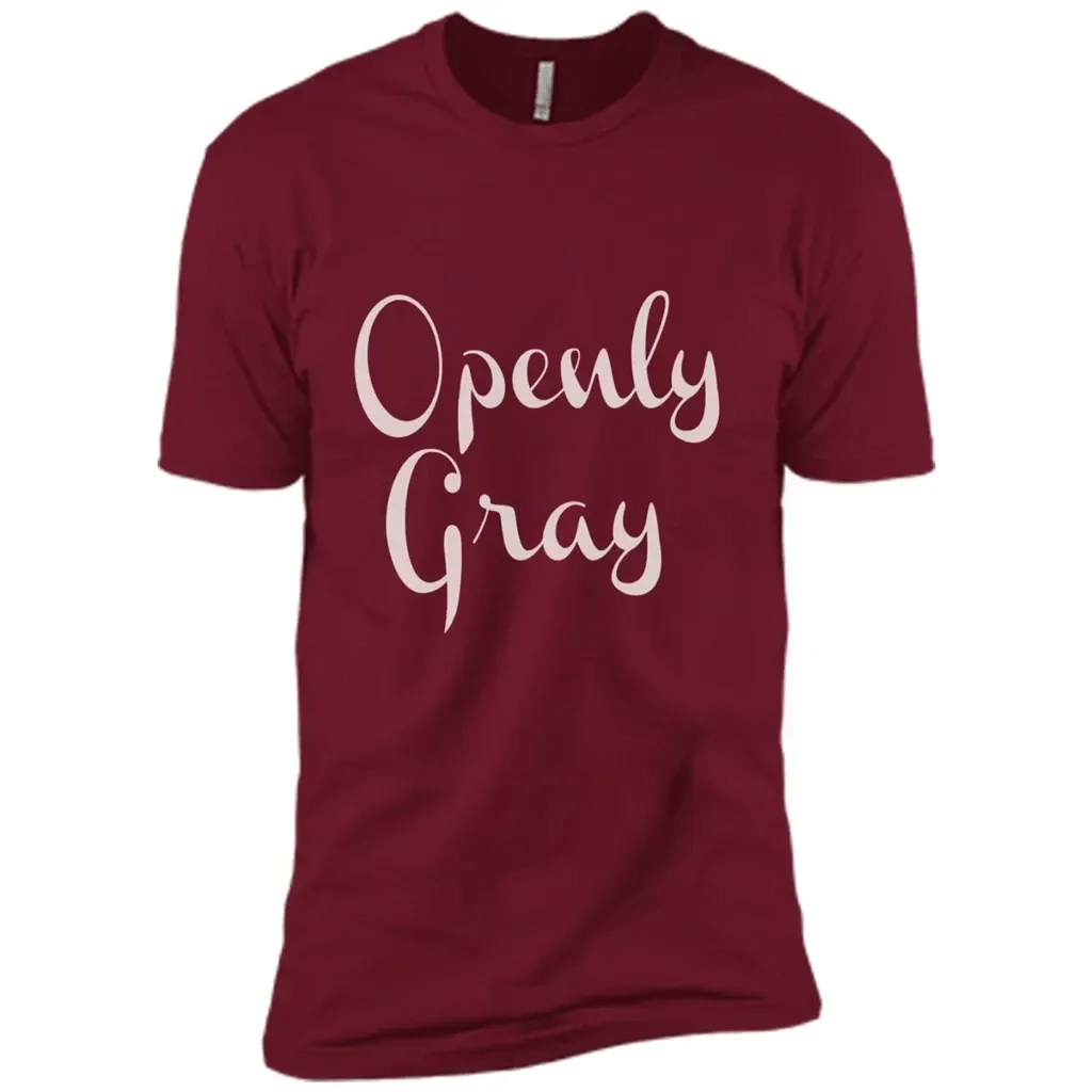 Shop From 1000 Unique Openly Gray – Premium Short Sleeve T-Shirt