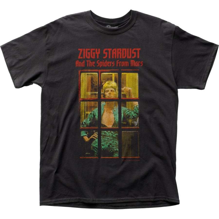 David Bowie Ziggy Phonebooth T-Shirt