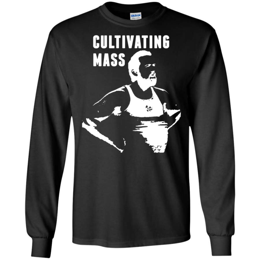 Cultivating Mass Funny  Sweatshirt – Fat Mac Shirt – Gains Sweatshirt Black