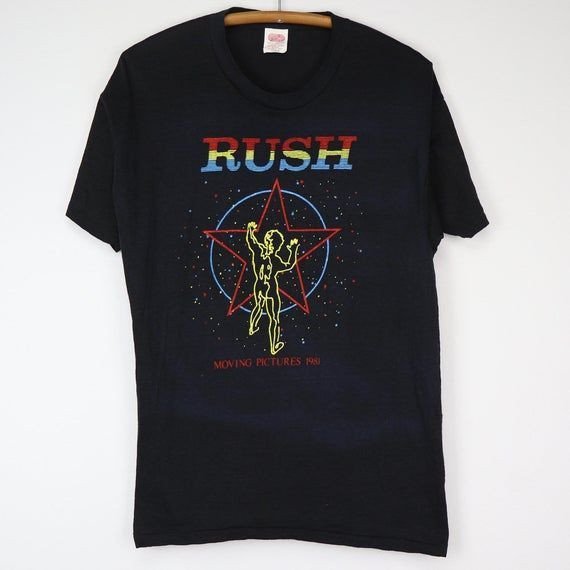 Vintage 1981 Rush Moving Pictures Shirt