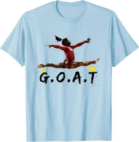 Biles Gymnastics Simone G.O.A.T T-Shirt