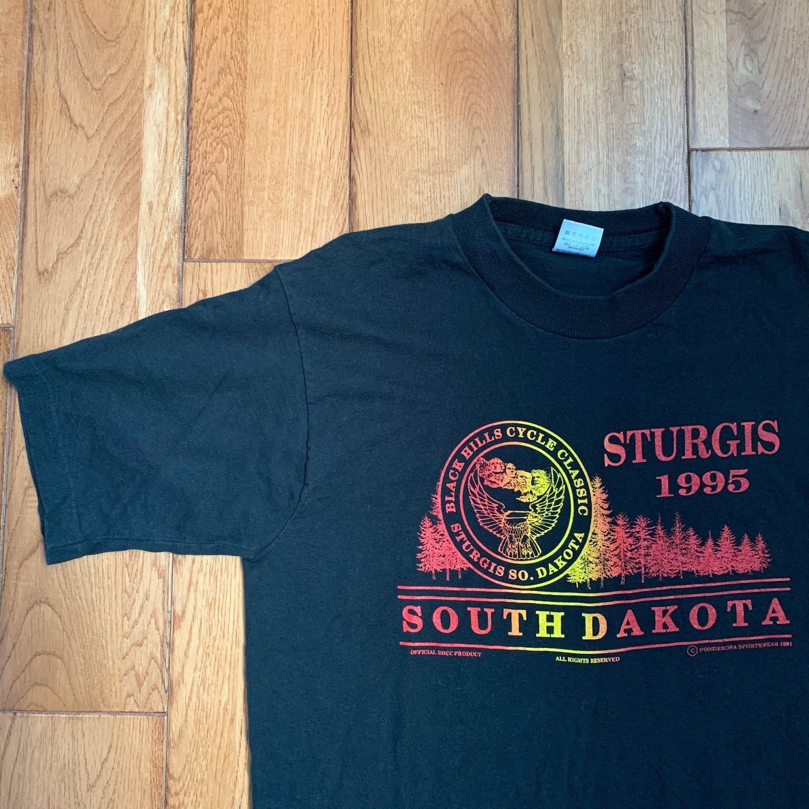 Sturgis / Sturgis 1995 / 90S Bike T Shirt / Cycle Tee / Sturgis 55 Anniversary / Elk Creek / Sturgis Rally / Vintage Sturgis / Cycle