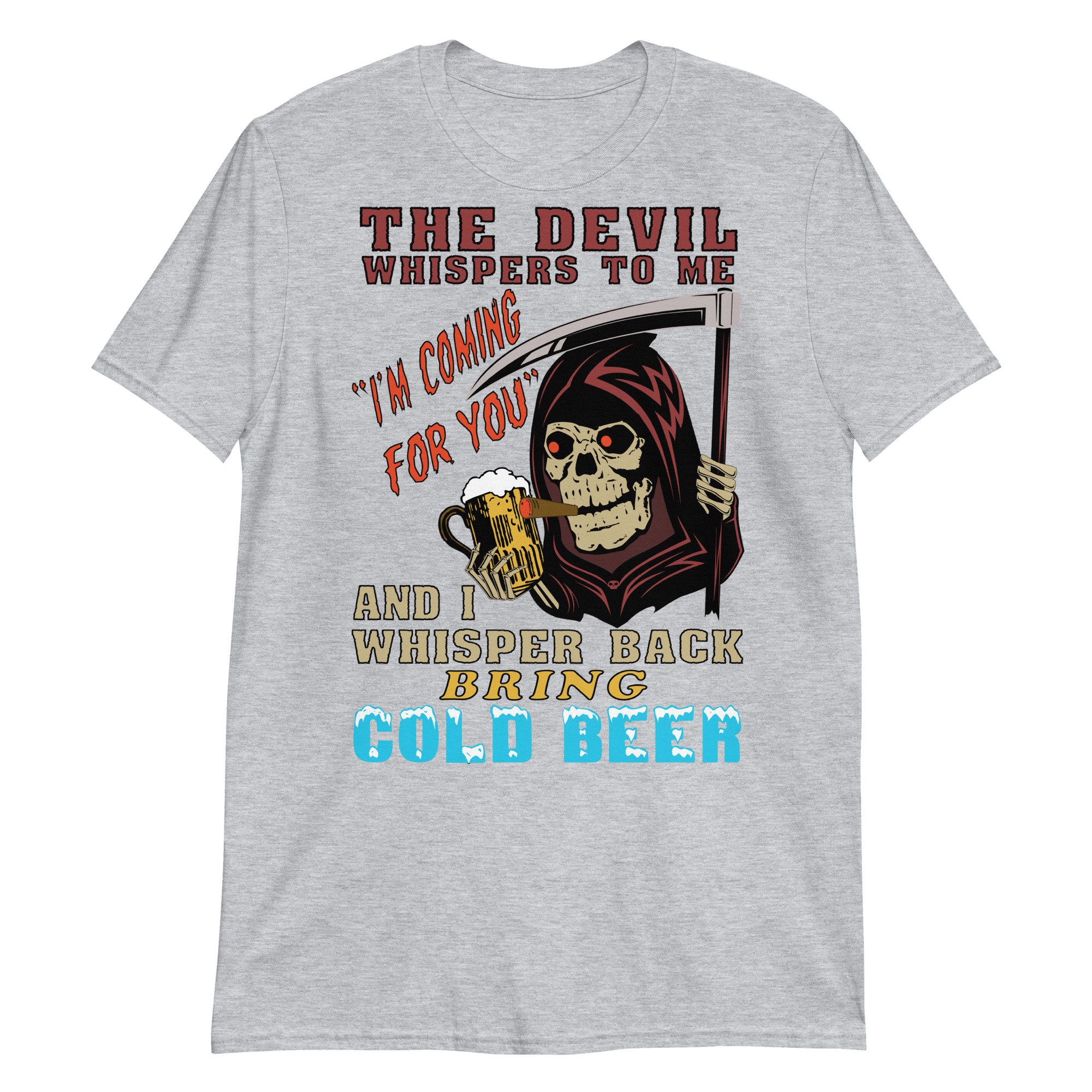 The Devil Whispers To Me – Oddly Specific Cursed Meme, Parody, Satire T-Shirt