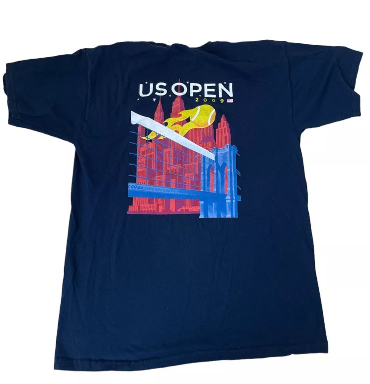 Vintage US OPEN 2009 Tennis New York City Shirt Outfit, Shirt Outfit Idea