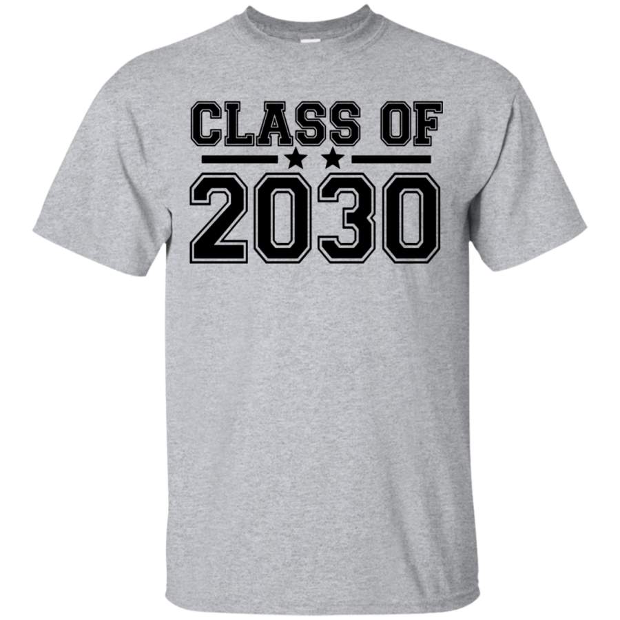 Class Of 2030 Tshirt Kindergarten Shirt – Graduate Keepsake Black