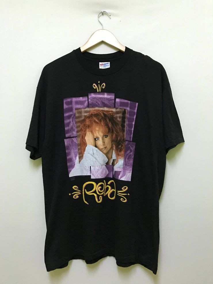 Vintage 90S 1994 Reba American Singer Songwritter Blues Jazz Country Big Image Promo Shirt