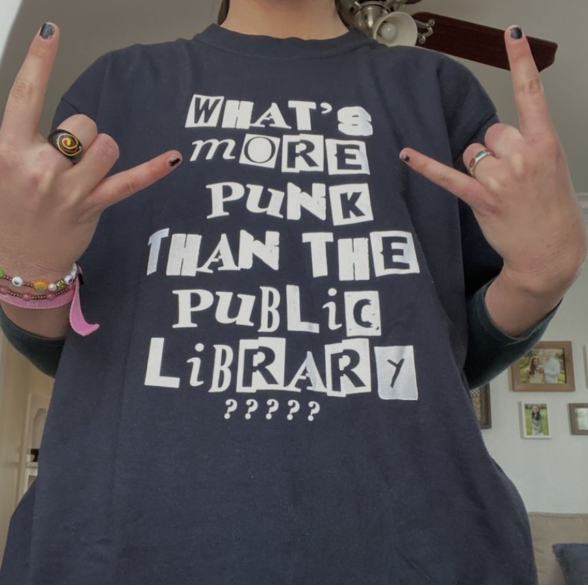 Whats More Punk Than The Public Library Shirt | Intellectual Rebel, Shirt Outfit Idea