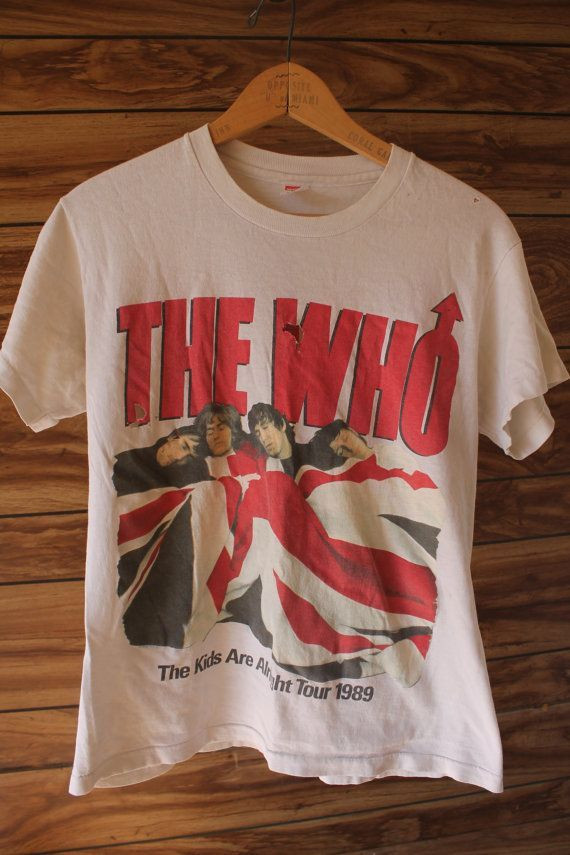 Vintage Shirt The Who Band The Are By Beardvintage 21 00 Shirt