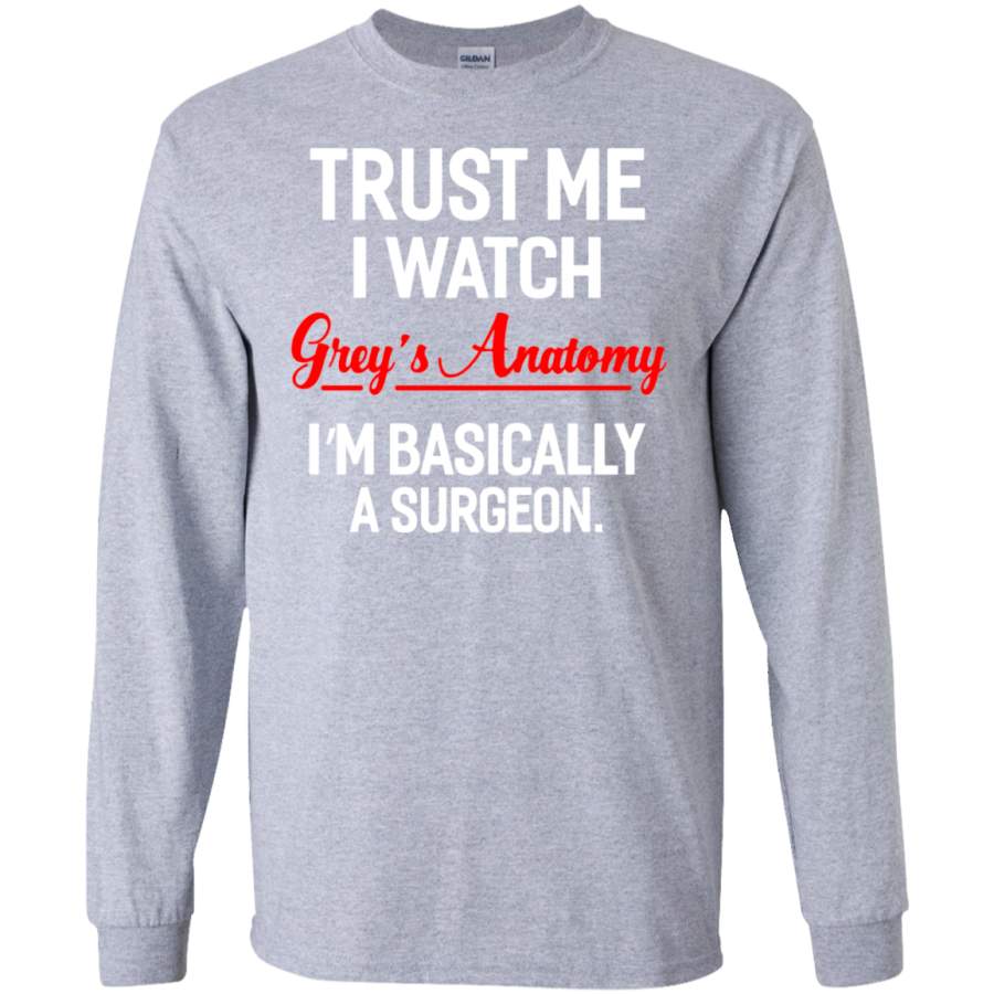 Trust Me I Watch Grey Anatomy Christmas SWEATSHIRT