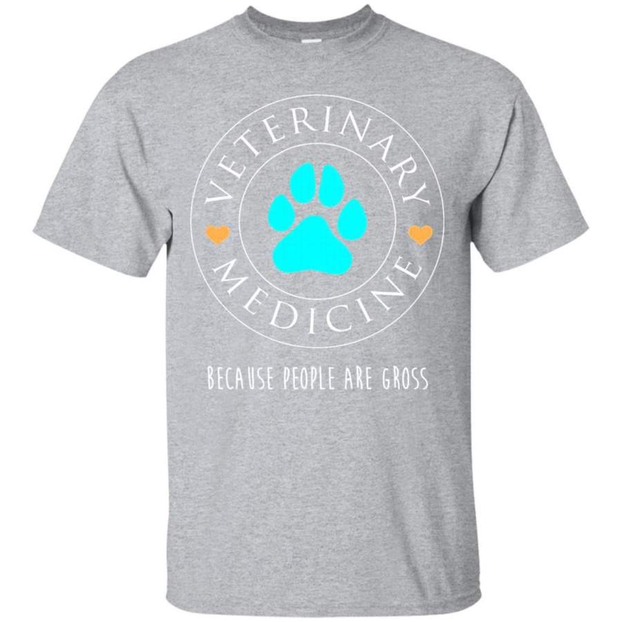 Veterinary Medicine Because People Suck Shirt Funny Vet Gift