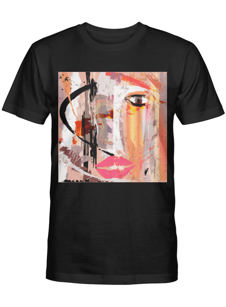 Crimson Tint 1S Abstract Art Crimson Tint T-Shirt