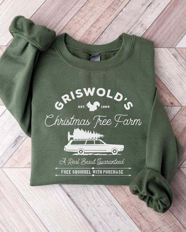 Christmas Tree Farm Sweatshirt Christmas Outfit