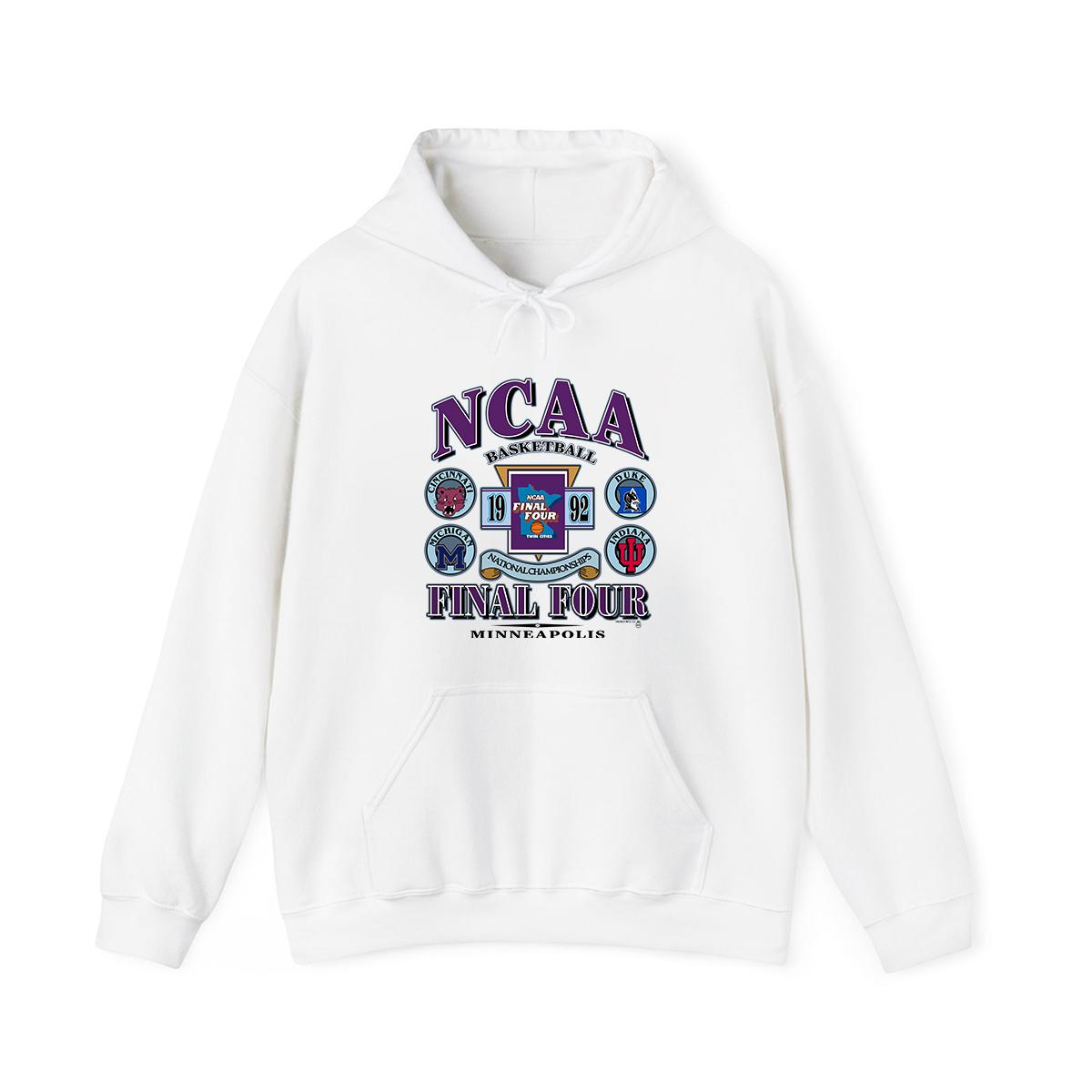 Vintage 90s NCAA Final Four T Shirt Hoodie Energetic Apparel, Boost Your Spirit, Shirt Outfit Idea