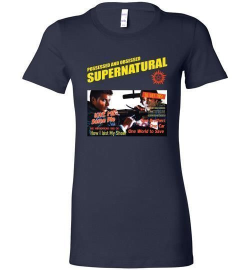 Supernatural End Of The Road Bella Ladies Tee