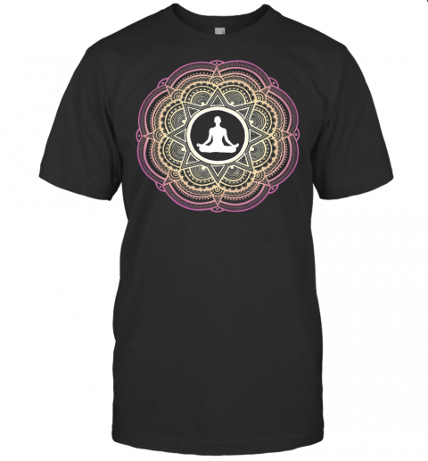 Yoga Mandala  Meditation Figure T Shirt