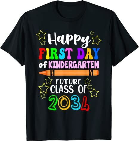 Back To School 2021 – Hello Kindergarten Class Of 2034 Back To School Shirt For Teachers And Kids